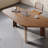 Walnut Pentagon Solid Wood Butterfly Leaf  Dining Table-1366978320