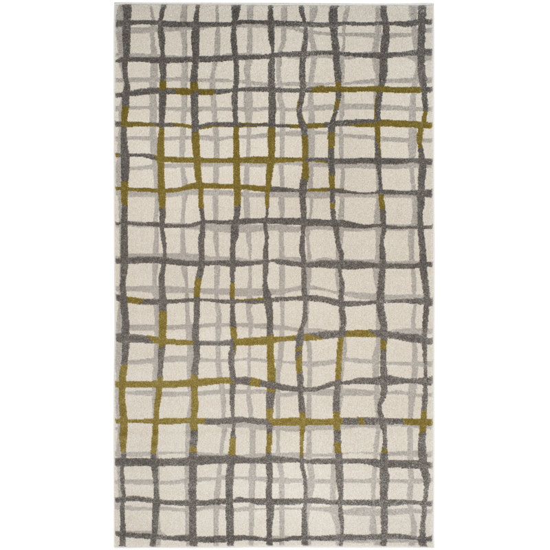 Seto Performance Abstract Rug, Rectangle 5'3" x 8'