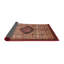 Tapis traditionnel rouge / brun / noir-848361026
