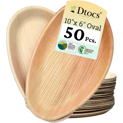 Assiette plate Palm Leaf