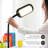 Litespan Slim 55 in. Industrial Dimmable LED Directional Task Floor Lamp, Black Finish and Wood Base-62954095