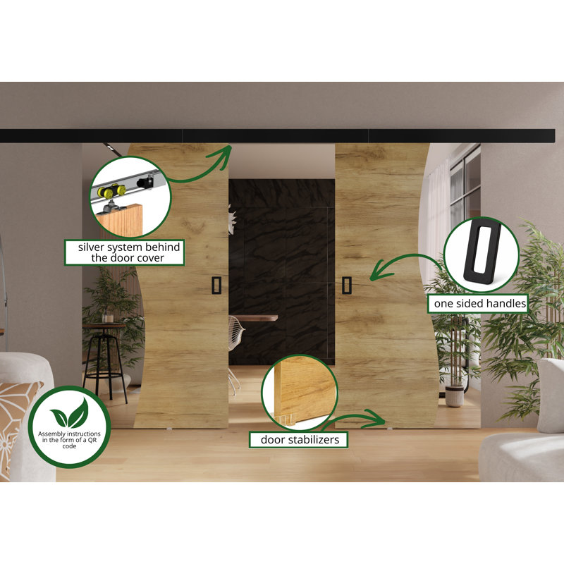 Benius 2 Door, 214cm x 205cm, Beige