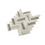Aloha 1.2 in. x 3.9 in. Herringbone Matte Tile-61485204