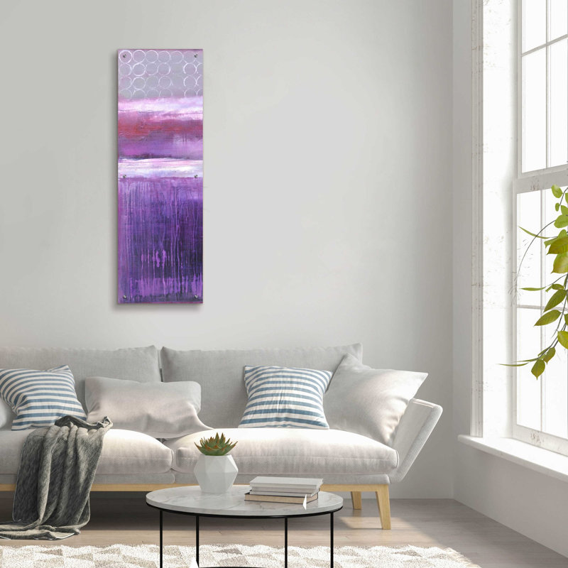 «Purple Rain I» par Erin Ashley, H 48 po x l 16 po x P 0,2 po