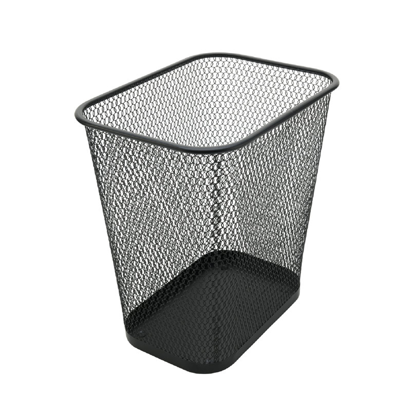 Steel Open Waste Basket - 3.5 Gallons