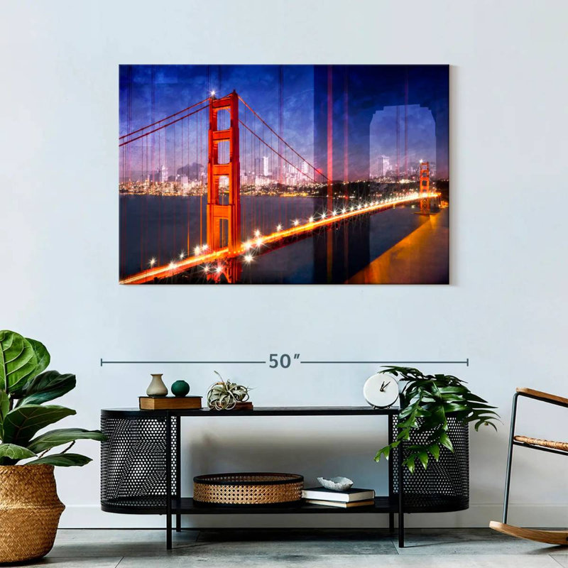 Lilie Golden Gate Bridge Composing, 30" H x 45" W
