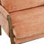 Fauteuil Mid-Century moderne en velours, orange-1714982436