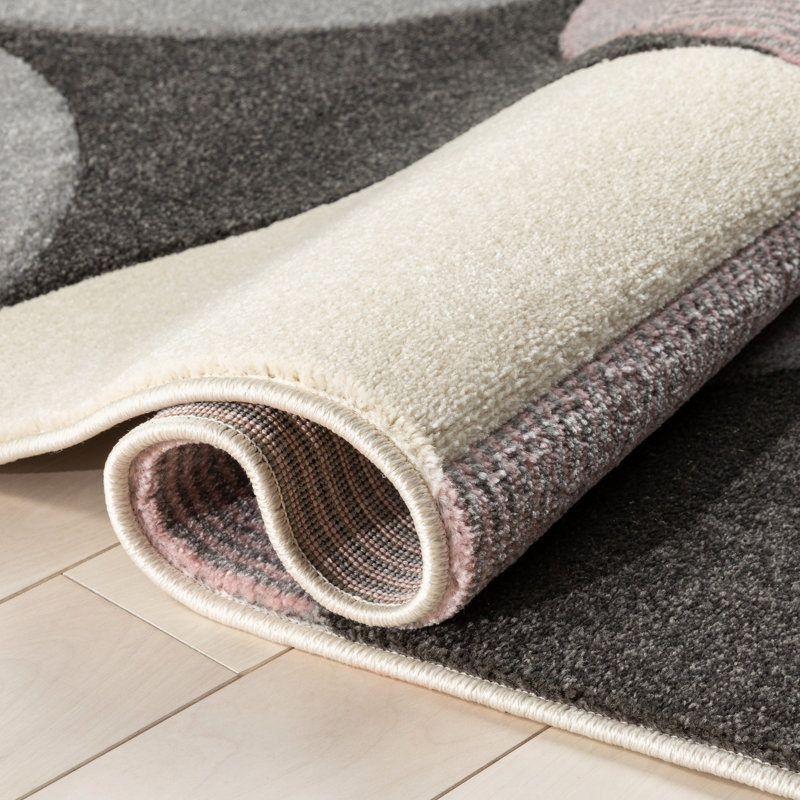 Astrid Geometric Synthetic Area Rug, Runner 67 x 220 cm