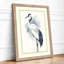 Wading Bird in Profile Japandi - Framed Print-1000926634-1000926631