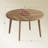 5 Pieces Round Kitchen Table With Upholstered Chenille Fabric Leather Dining Chairs