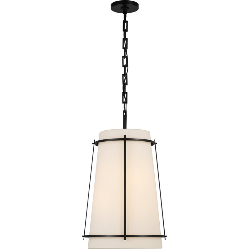 Carrier and Company Callaway Small Hanging Shade, 23.5" H x 14.5" W x 14.5" D, Bronze