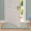Austell Machine Woven Synthetic Geometric Area Rug in Green/White-491491050-478025354