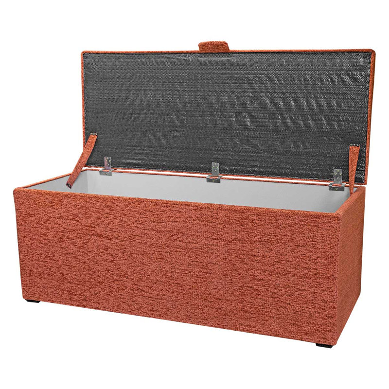 101.6cm Wide Rectangle Footstool Ottoman with Storage