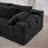 Modern Chenille Upholstered Sectional Sofa Couch Set, Modular 108 Inch L Shaped Living Room Sofa With 6 Pillows, Free Combination-499968264-514465806