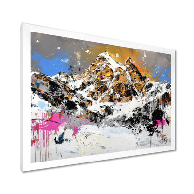«Whispering Vista Of Alaska Mountain II - Alaska», reproduction sur toile