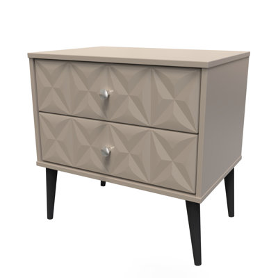 Carnlea 58cm W Manufactured Wood Bedside Table