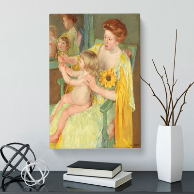 Mother And Child Vol.1 by Mary Cassatt - Wrapped Canvas