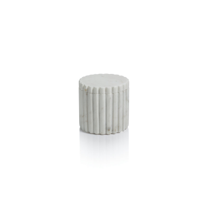 Verner Marble Bathroom Storage Container