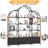 Arched Bookshelves and Bookcases: Triple Wide 5-Tier Large Open Bookshelf-1636795912