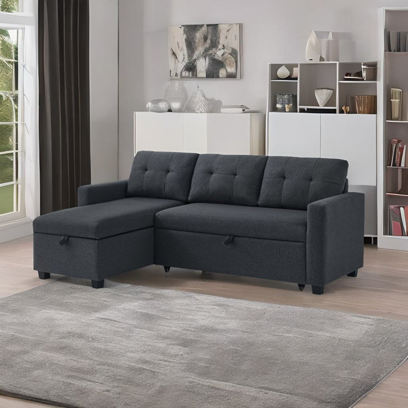 Canapé modulaire Morphew, Lin gris