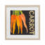 Carrot Root Vegetable Framed Print Under Glass, design by Nancy Overton-1699059311-1699059305
