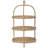 Wicker 3-Tier Serving Plate Rack and Cake Stand