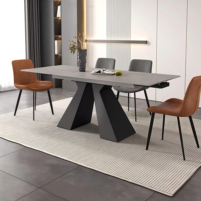 Table de salle à manger Sintered Stone, H 29,5 po x L 62,99 po x l 35,43 po