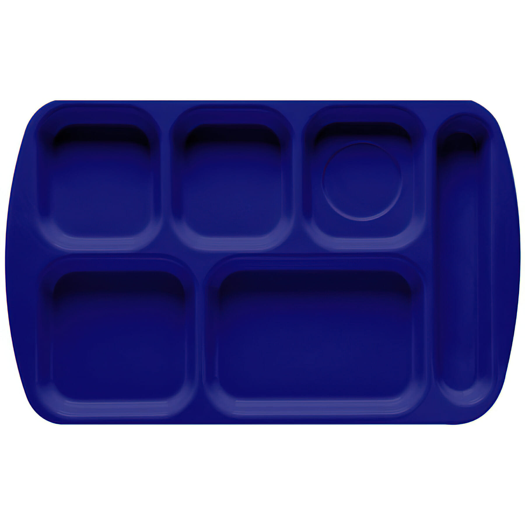 Plateau Repas 4 Compartiments Bagasse Blanche 23x17x3,5cm - Par 400