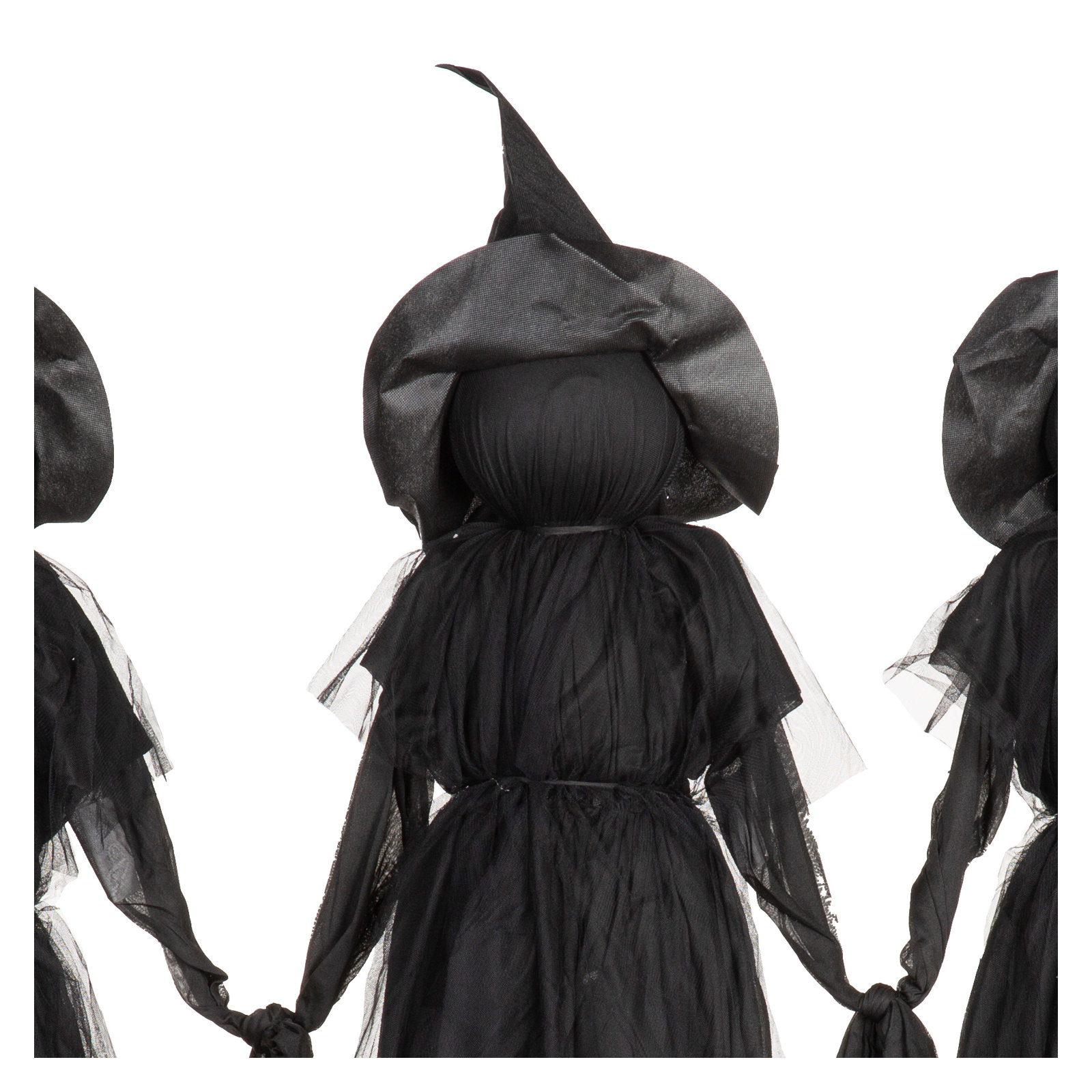 52" H LED Lighted Witch Garden Stake , 13'' x 13''
