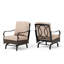 Chaises longues avec coussins Argyri