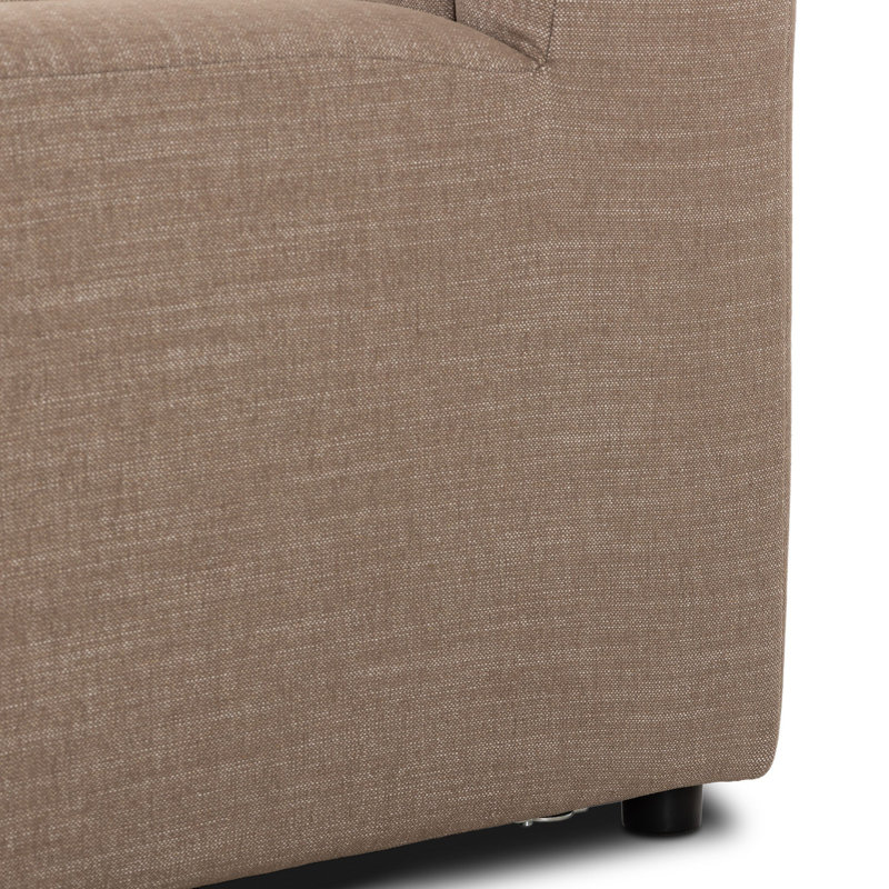 Grayson Upholstered Dining Chair, Crypton Nomad Taupe Polyester Blend