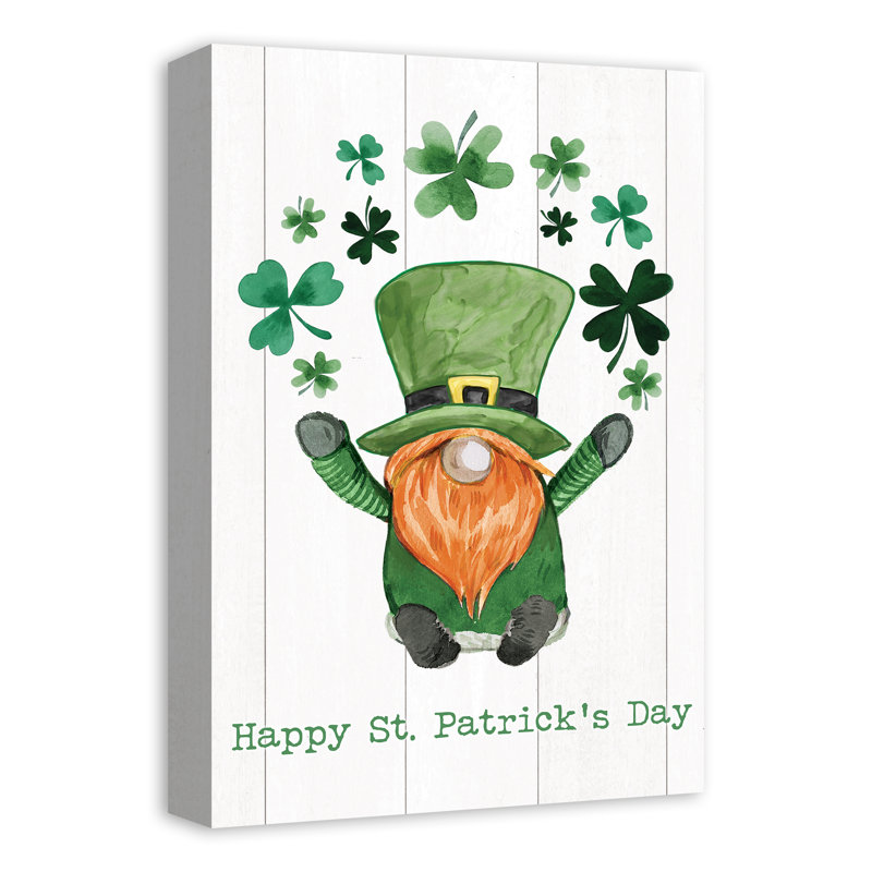 Happy Leprechaun - peinture sur toile tendue