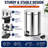 Steel Step On Waste Basket - 1.3 Gallons