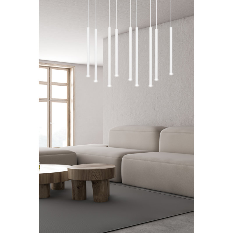 Anna-Leigh 9 - Light Cluster Pendant, White