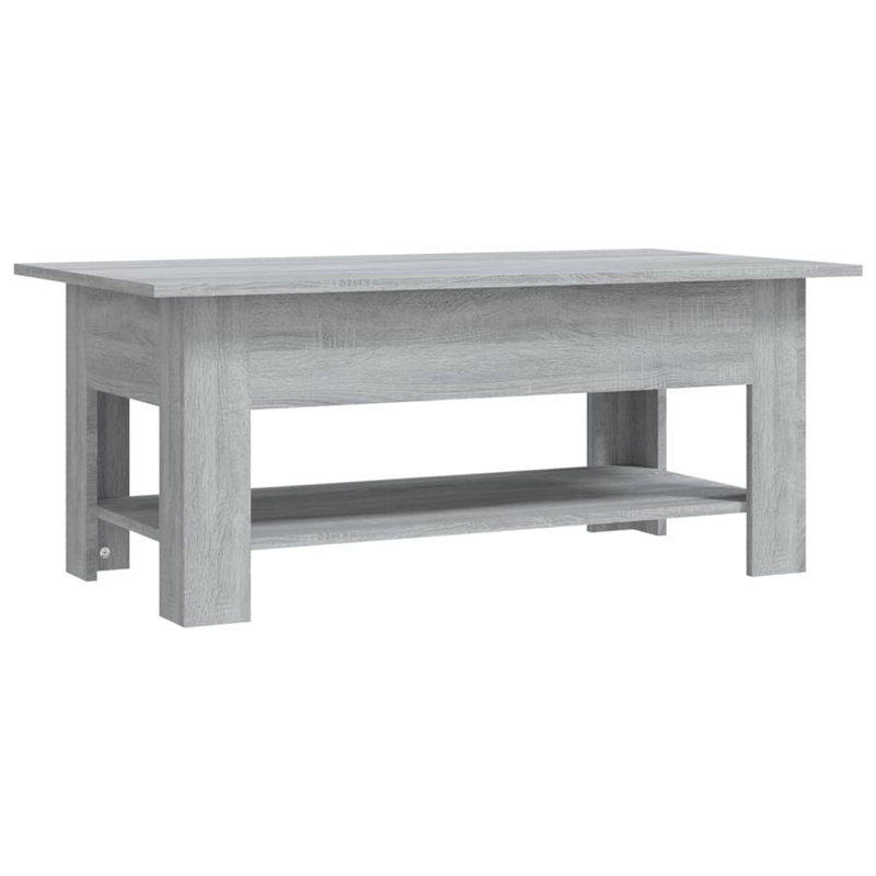 Coffee Table 102x55x42 cm Engineered Wood, Sonoma Oak