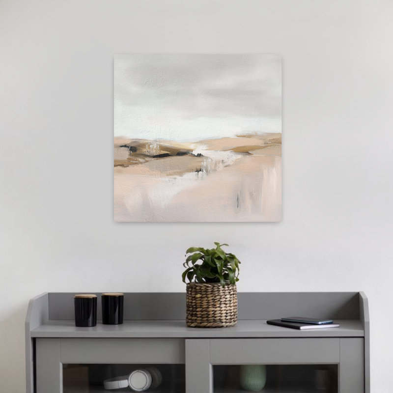 Art contemporain paysage contemporain, H 18" x l 18"