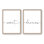 Sweet Dreams 2 Piece Wall Art Set