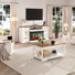 Chiara 5-Piece Farmhouse Living Room Table Sets