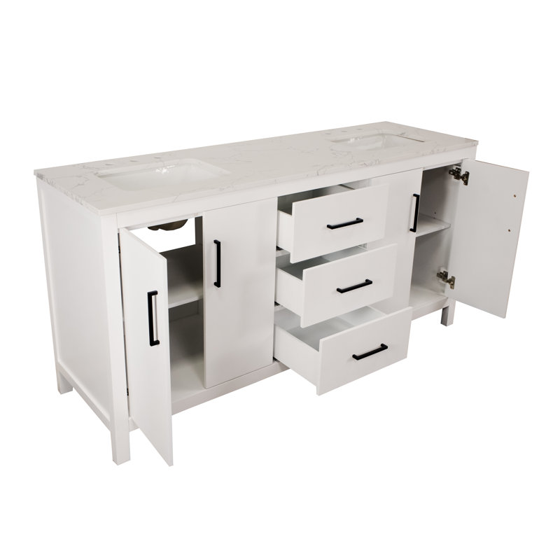 Meuble-lavabo double 72 po Ericdaniel