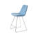 Shinkle Upholstered Counter Stool with Metal Frame-25596392