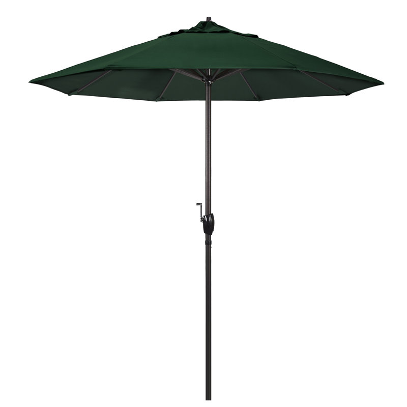 Parasol de marché 7 pi 6 po Nunn, Toile Sunbrella® vert forêt