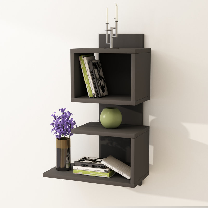Fondea 4 Piece Accent Shelf, Anthracite