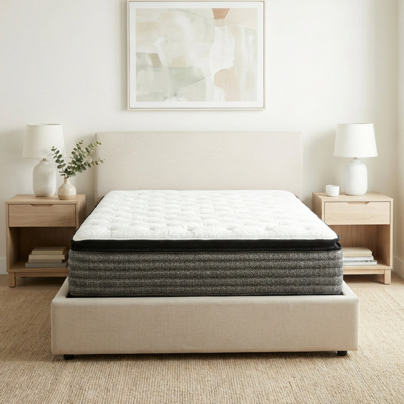 Grand matelas hybride en mousse viscoélastique gélifiée 14 po Royale, Grand lit, 14"