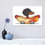 Dachshund Flaming Wienermobile by Danny Gordon - Print-419178486-488759127