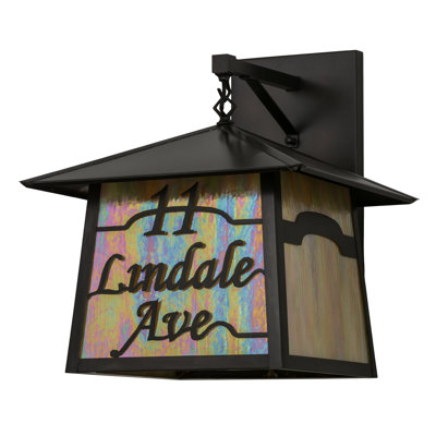 Personalized 3 - Light Armed Sconce