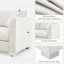Ensemble de canapé modulaire en forme de L 96 po x 56 po, ensemble de luxe en forme de L avec 2 coussins gratuits, mobilier en chenille 4 places avec méridienne surdimensionnée pour salon, appartement, bureau, 3 couleurs-130464082