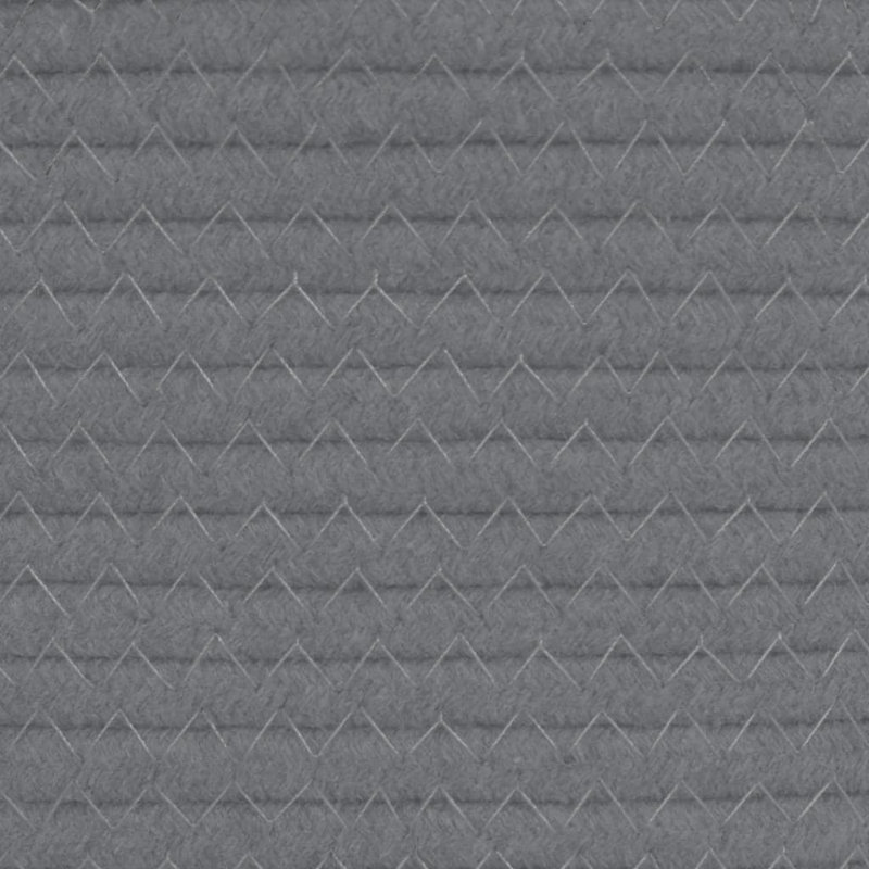 House Of Hampton Fabric Decorative Basket, Grey/White