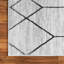 Tapis contemporain Eshin couleur acier-474309416