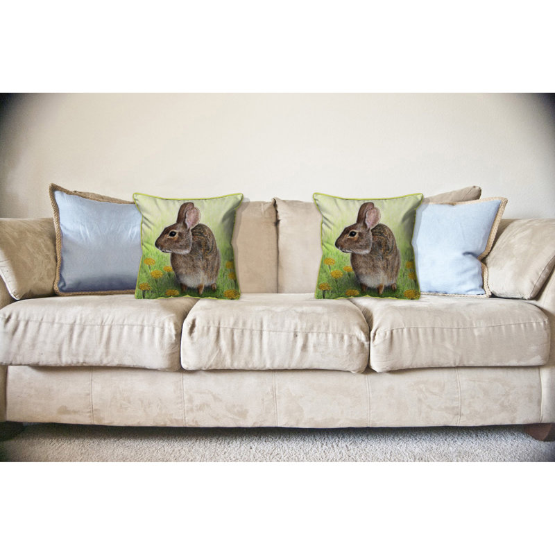 Housse de coussin d'extérieur carré  Rabbit