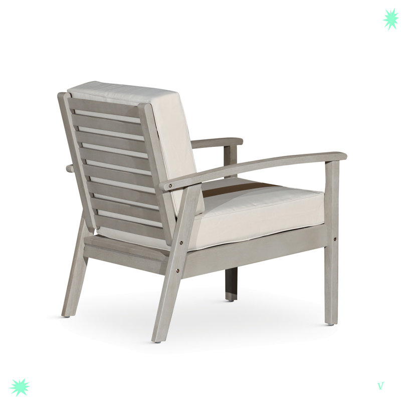 Méridienne d'extérieur en bois Durane, Gris, Vert